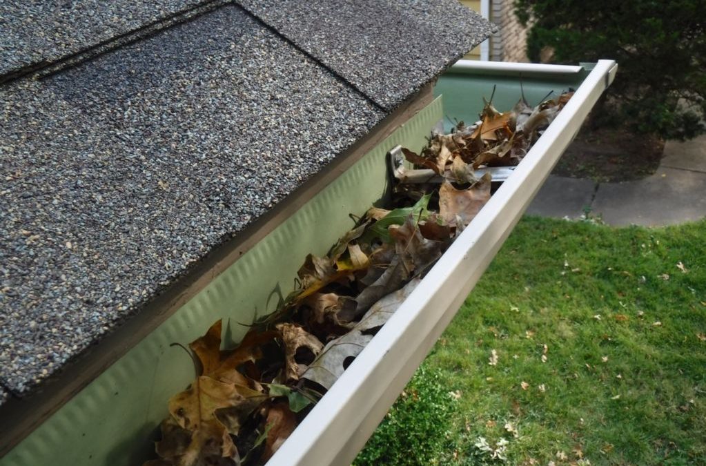 Dirty gutters need to be cleaned